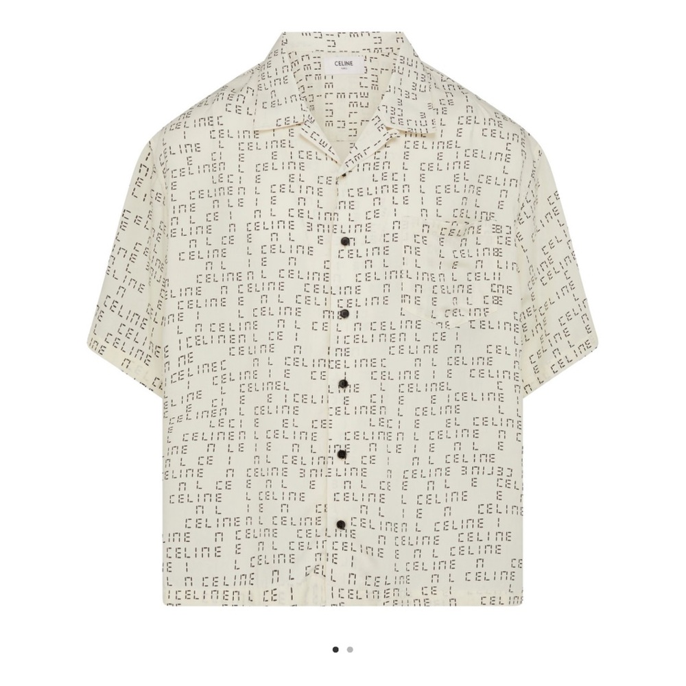 Celine’s Men’s oversized shirt shirt sleeved